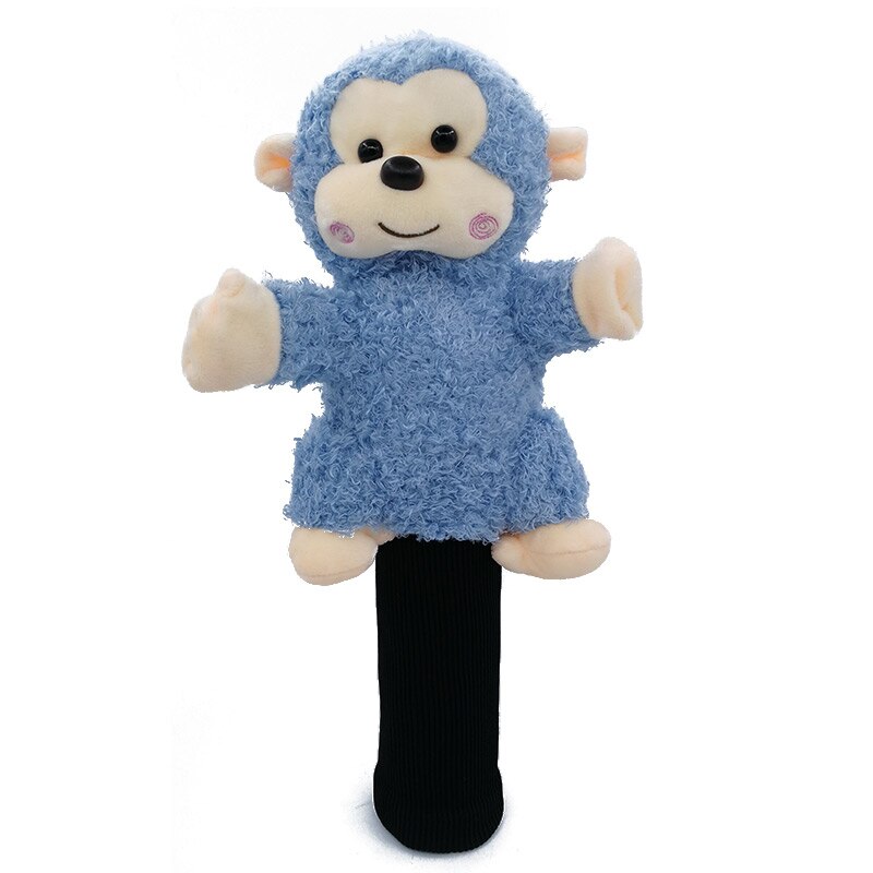 Cabeza de mono Golf cubierta de la cabeza del bosque de la calle 5 colores de la historieta Animal Golf accesorios mascota novedad lindo