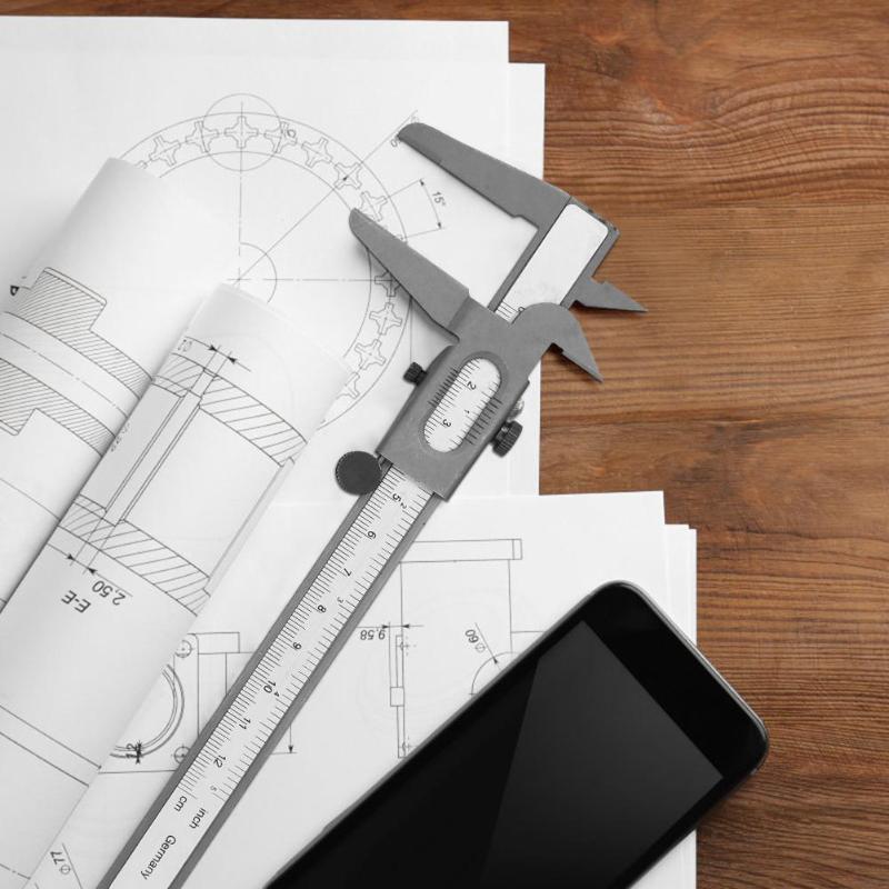 120mm High-precision Mini Metal Calipers Gauge Micrometer Paquimetro Measuring Stainless Steel Measuring Tool