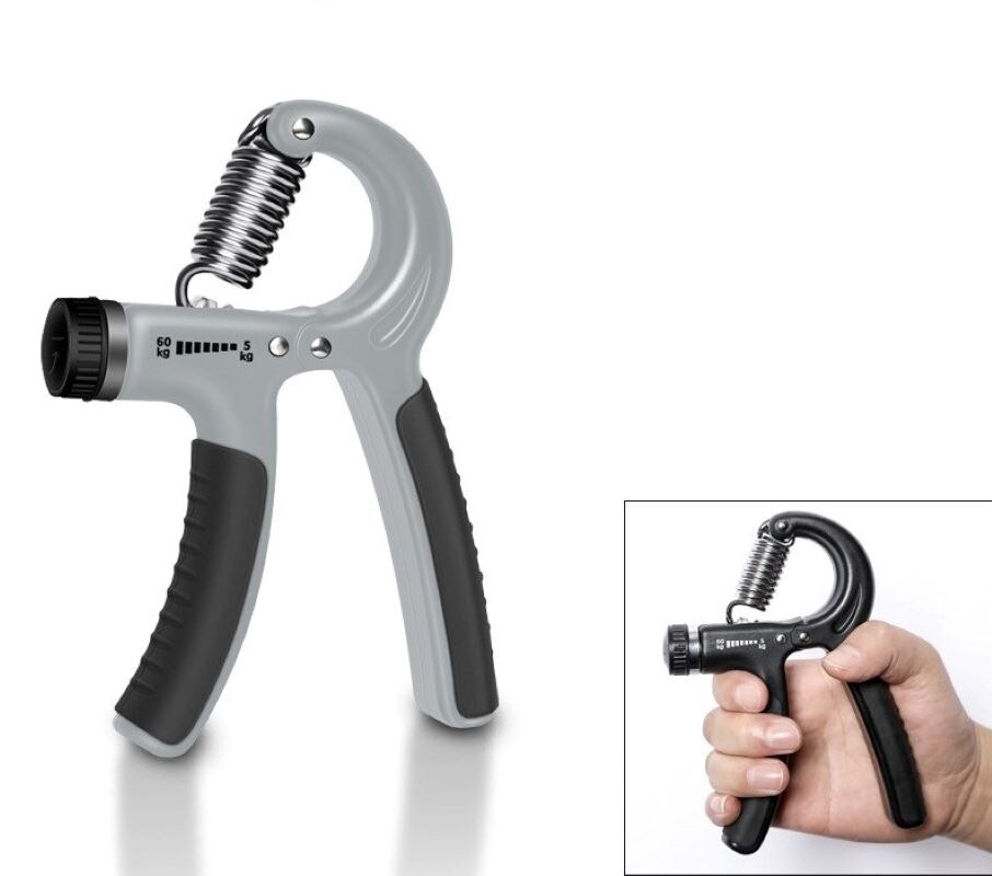 Pinza pesada ajustable de 5-60Kg, ejercitador de mano, agarre de muñeca, entrenamiento, aumento de fuerza, resorte, expansor carpiano