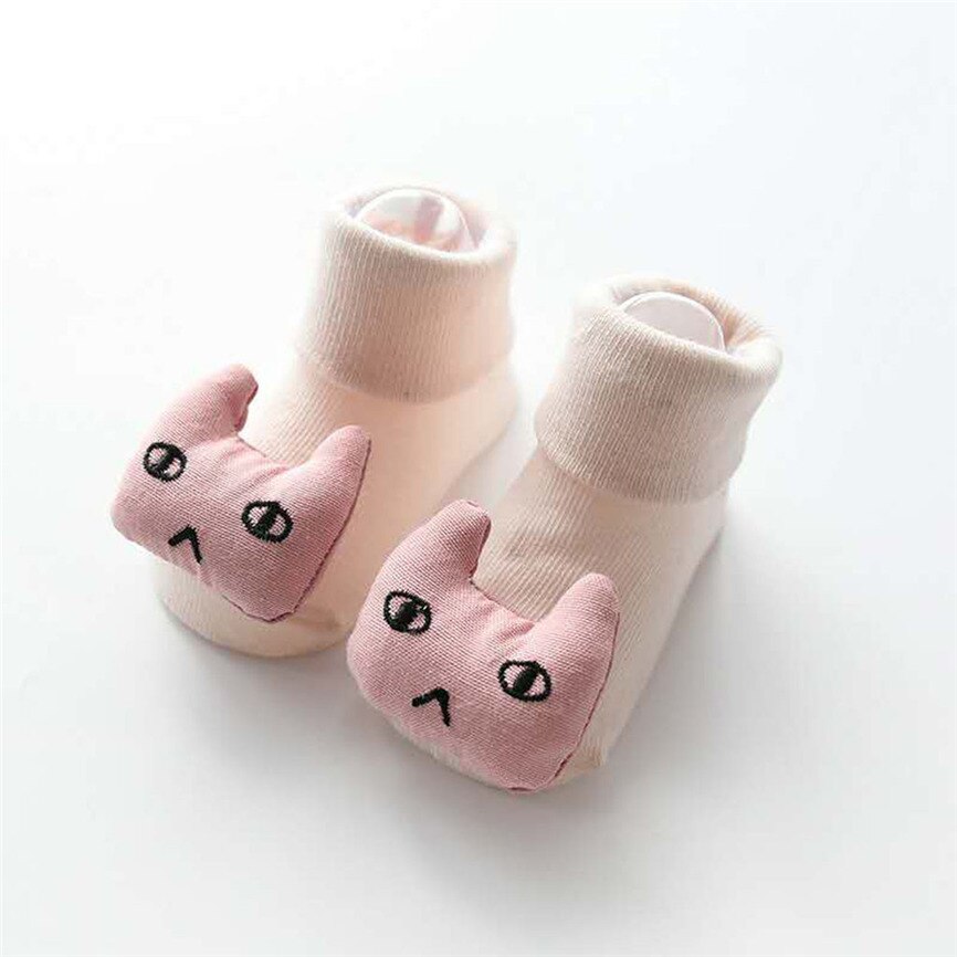 Socks Baby Winter Infant Toddler Baby Boys Girls Socks Cartoon Cute Animals Sock Anti-Slip Knitted Soft Keep Warm Socks