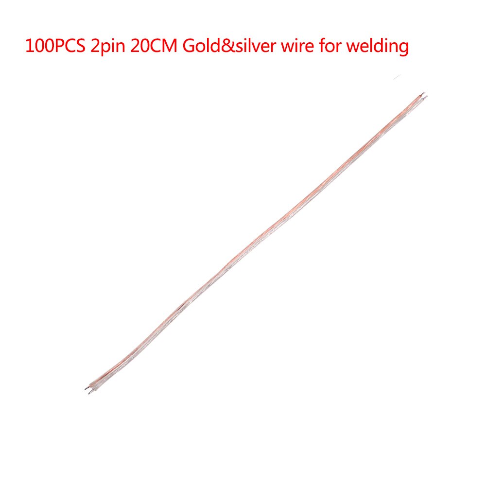 Lampa neonowa zaślepka/klipsy/złącze środkowe/kołki miedziane/linia spawalnicza do 5-220V 6x12mm 8x16mm Neon Led Rope Sealed zaślepki: 100pcs 2PIN 20CM
