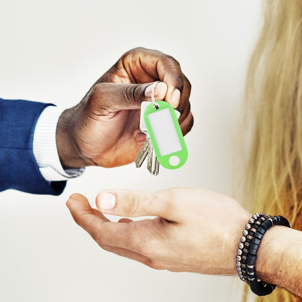 Primematik-Multi-color Id Tag Sleutelhanger Voor Sleutels 100 Pcs