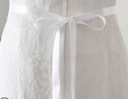 Strass parel bruidsriem handgemaakte bruidsriemen sjerp wit ivoor champagne lint voor dames avondjurk bruidssieraden: Wit