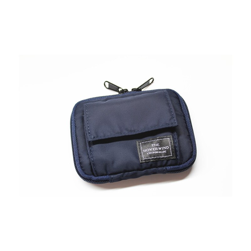 Japanse Mannen Korte Portemonnee Nylon Doek Casual Student Portefeuilles Jeugd Mini Purse Waterdichte Portemonnee: C Tibetan blue