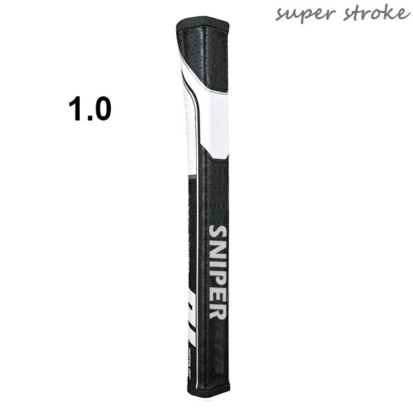SS putter grips GT 1.0/2.0 size golf putter with no Taper Technology: 1.0 black white