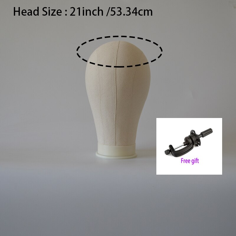 55cm Bald Mannequin Head With Clamp Cosmetology Manikin Head For Makeup Practice Female Maniqui Head For Wig Making Hat Display: 21inch