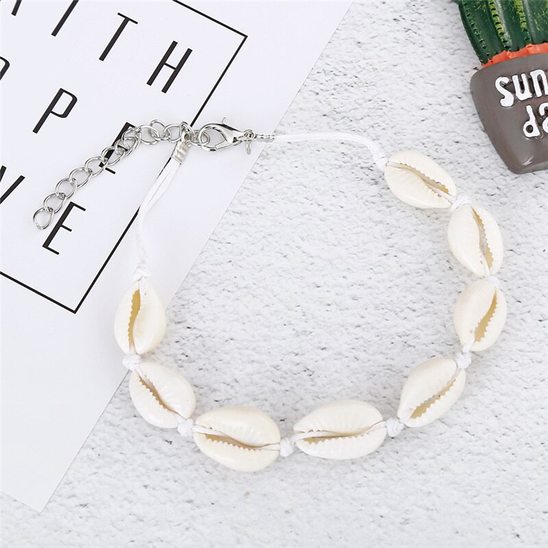 Jahrgang Hülse Perlen Seestern Schildkröte Fußkettchen Für Frauen Handgemachte Perlen Knöchel Armbinde Fuß Schmuck Armbinde cheville femme: s119bai