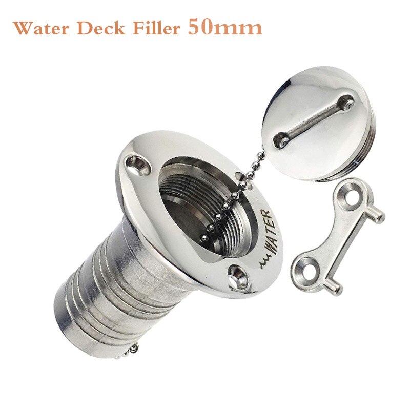 38 or 50mm veneen laitteisto kannen täyttö aisi 316 ruostumaton teräs polttoaine vesi jäte diesel kaasu avaimen korkin täyttö 1-1/2 " ja 2 ": Vesikansi 50mm