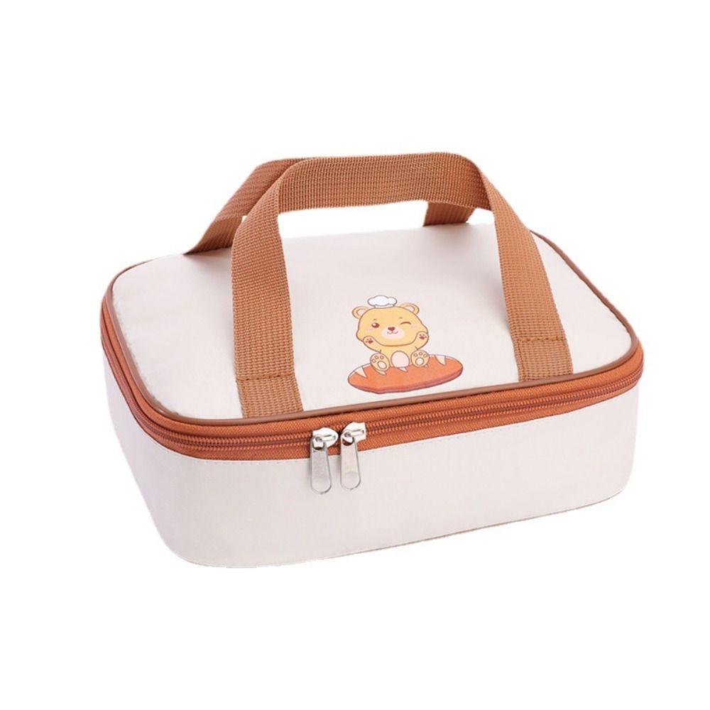 Koelbox Koelbox Tas Isolatiepakket Outdoor Vrouwen Food Handtassen Voedsel Voedsel Warme Thermische Tas Draagtas Lunch Tas Waterdichte Lunchtas: Sky Blue