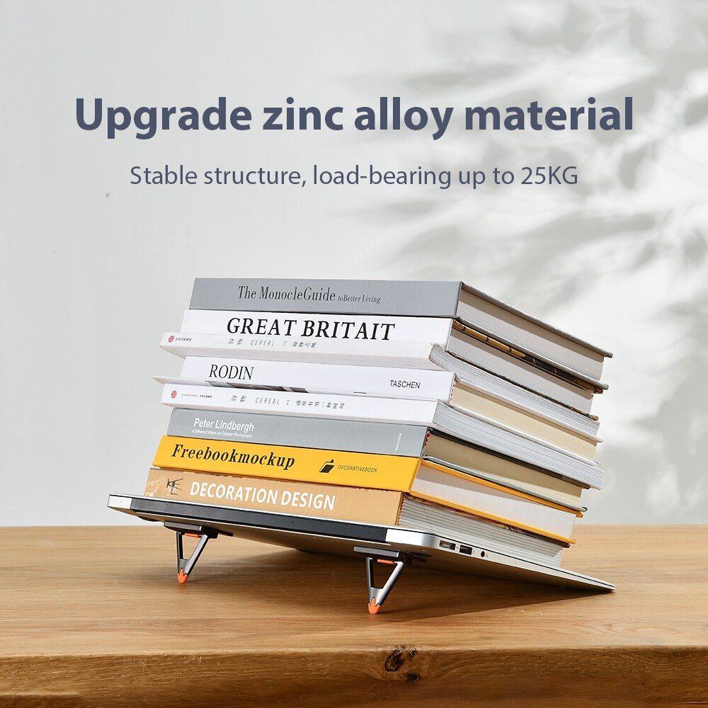 CABLETIME Triangle Laptop Stand Metal Foldable Durable Holder for Macbook Tablet Laptop Notebook Bracket C410