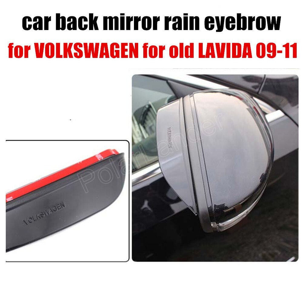 Auto Achteruitkijkspiegel Regen Blades auto terug spiegel wenkbrauw regenhoes I paar voor VOLKSWAGEN voor oude LAVIDA 09-11