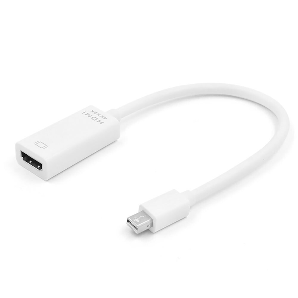 4K HD 1080 Mini Displayport zu HDMI Adapter Konverter Switcher Für Mac Macbook Pro 4K Mini Display Port DP zu HDMI Adapter: WHITE