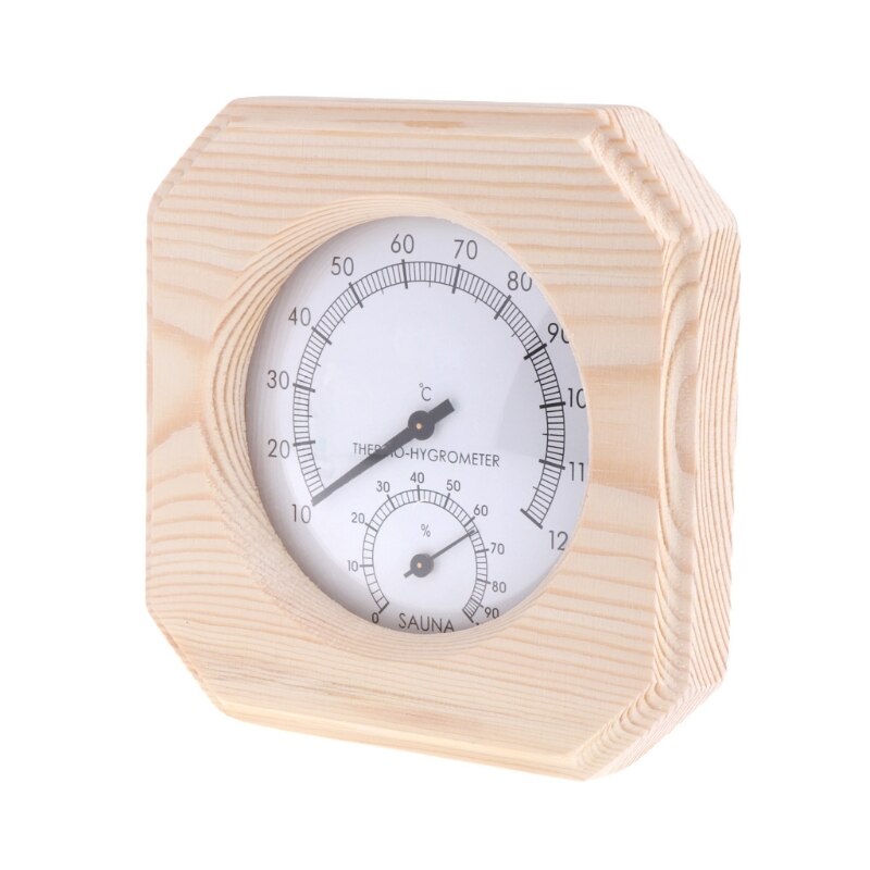 Superb Sauna Hout Thermometer Hygrometer Hygrothermograph Temperatuur Instrument