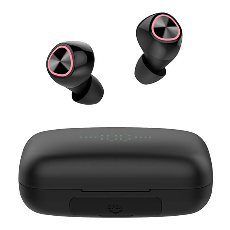 Ipudis Bluetooth Oortelefoon 5.0 Stereo Draadloze Hoofdtelefoon Telefoon Game Headset Hd Microfoon Led Display: Default Title