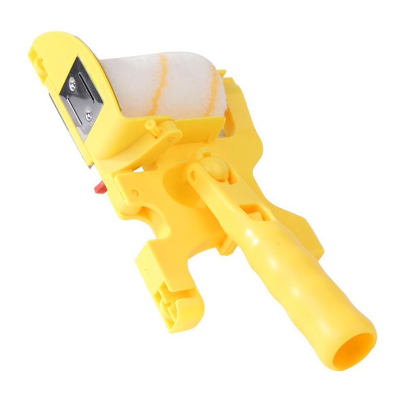 1 Set Wall Paint Roller Useful Practical Portable Paint Roller Paint Roller Brush Wallpaper Paint Roller for Room Office Home: Yellow