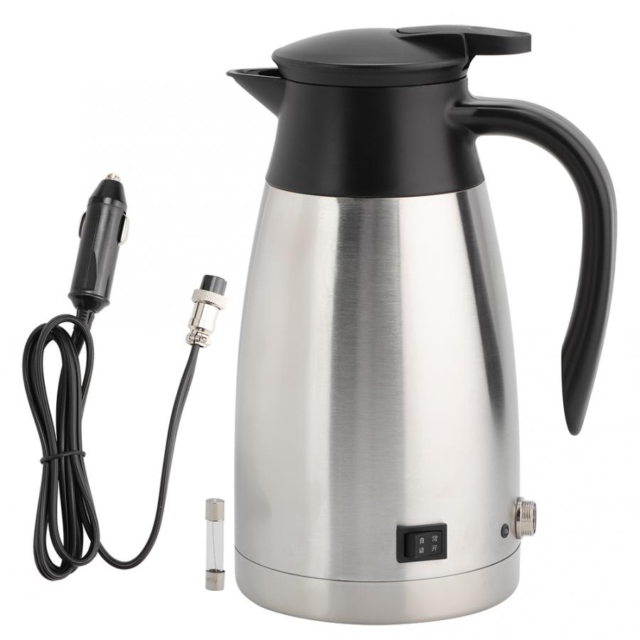 1000ml 12V 24V Auto Wasserkocher Elektrische Heizung Wasserkocher Topf Tragbare Wasser Heizung Universal-