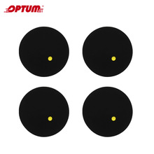 4pcs/12pcs/30pcs Matkot Ball Squash Ball One Yellow Dots Low Speed Rubber Ball Training Competition Squash Ball