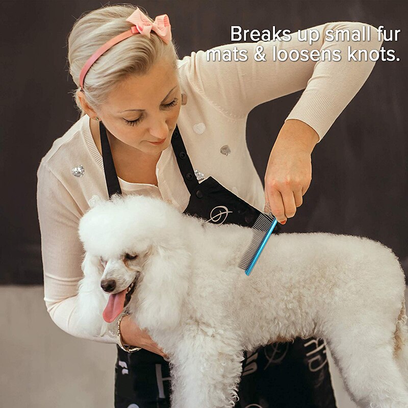 Benepaw Rvs Kat Hond Kam Professionele Lichtgewicht Comfortabele Afgeronde Wervelkolom Puppy Pet Grooming Tool