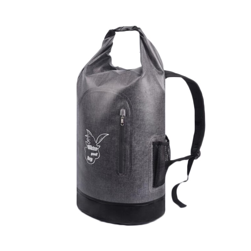 Goexplore Waterproof Bag 30L Outdoor Portable Shoulder Rafting River Trekking Diving Dry Bag PVC Folding Swimming backpack: grey