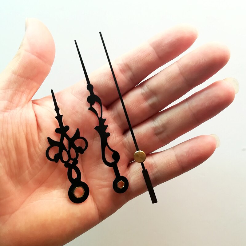 SKP Shaft Clock Hands 9301#black (just hands) Metal Aluminum DIY Hands Quartz Clock Accessory DIY Clock kits