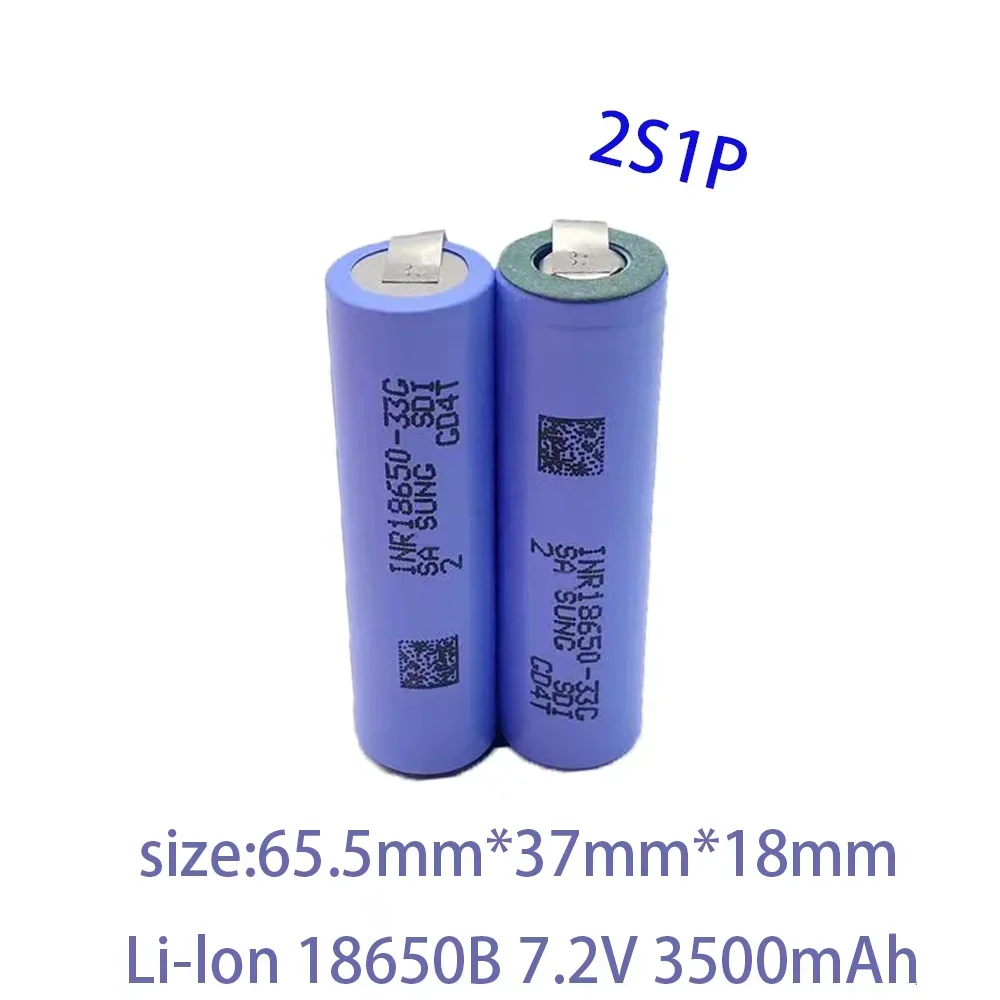 2 s1p 2 s2p 3 s1p 3 s2p 4 s2p 5 s2p 7.2 10.8V 16.8V 18V 33G akumulator litowo-jonowy 18650 3500mAh 18V bateria śrubokręt 18V: WHITE