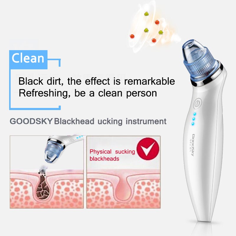 5 in 1 vakuumsug ansikte porer näsa pormask rengöringsmedel död hud peeling borttagning mikrodermabrasion skönhetsinstrument hudvård