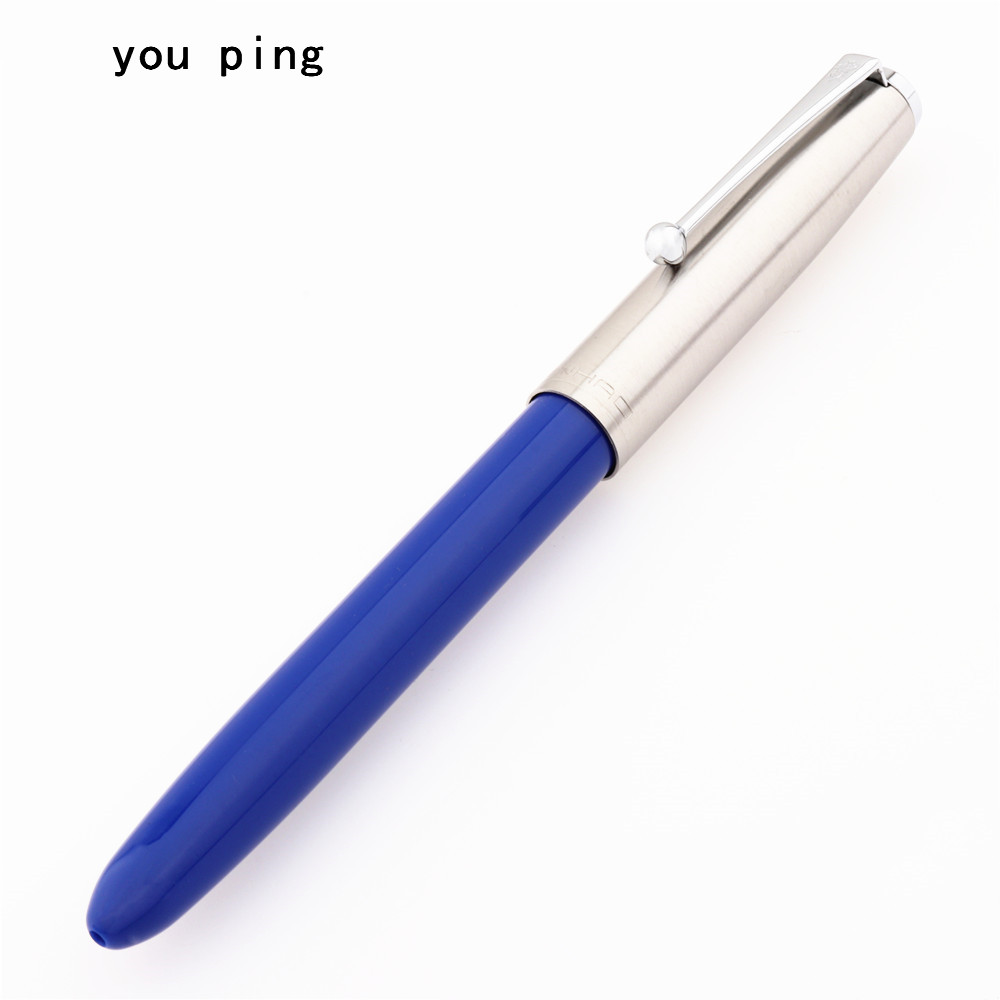 de lujo Jinhao 51A Retro finanzas pluma estilográfica de oficina nuevos útiles escolares para estudiantes papelería bolígrafos de tinta