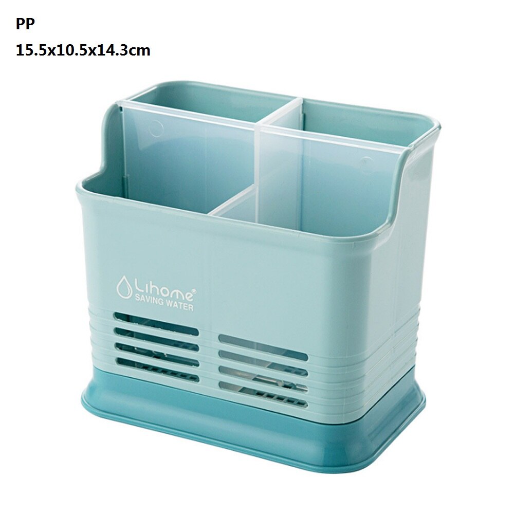 1 Pcs Multifunction Plastic Shelving Dish Chopsticks Cutlery Storage Rack Drain Holder Strainer Stand Kitchen Tools: F5