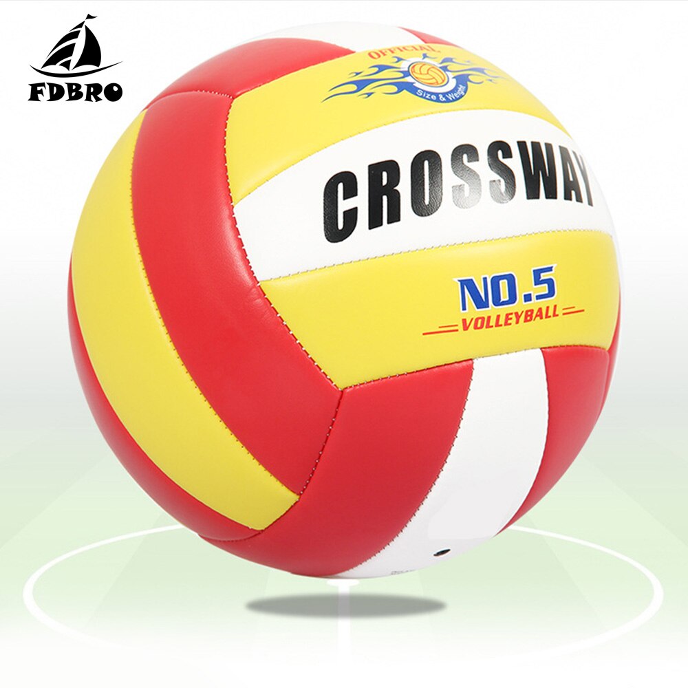 FDBRO Size5 PU Volleyball Match Volleyball Ball Indoor&Outdoor Training Ball Indoor Training Ball Beach Volleyball