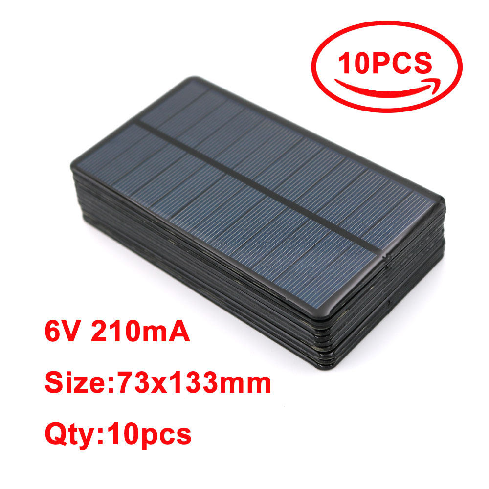 1Pc X Solar Module 6V 210mA 1.26W Draagbare Module Diy Kleine Zonnepaneel Voor Mobiele Telefoon Oplader thuis Licht Speelgoed Etc Zonnecel