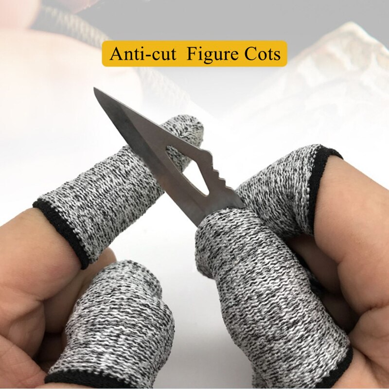 10/30Pcs Anti-Cut Finger Cover Finger Protector Sleeve Cover Finger Peel Fingertip Gloves Picking Finger Cover Kitchen Tools