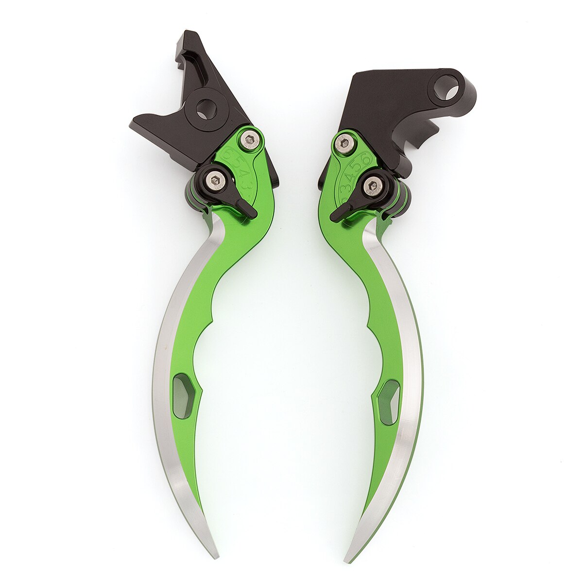 170mm Motorcycle Knife Blade Handles CNC Aluminum Brake Clutch Lever For Honda Grom 150: 170mm Green