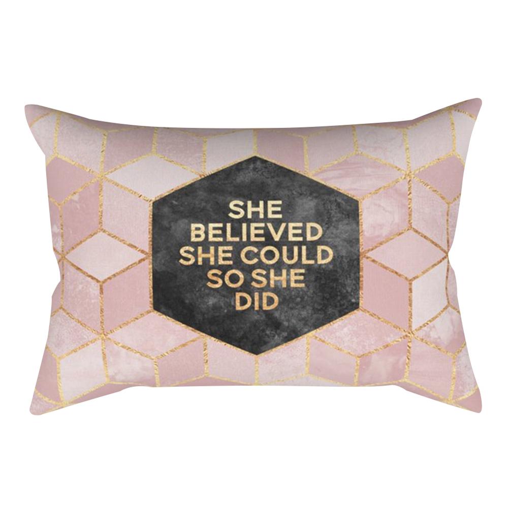 Geometrische streep rechthoekige kussensloop knuffel kussenhoes 30*50 cm woondecoratie slaapkamer woonkamer stijlvol: A