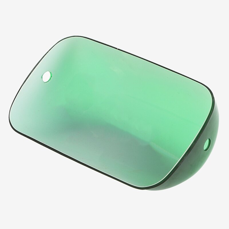 Bankers de verre vert, couvercle de lampe brillante, abat-jour de remplacement