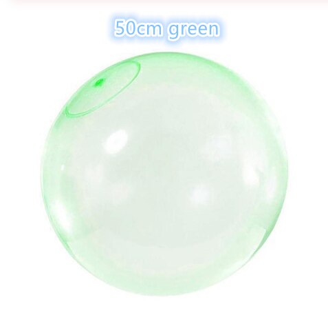 Magic Bubble Ball Blow Up Balloons Toy for Kids Adults Outdoor Funny Party Game 40CM/50CM/70CM: 50cm green