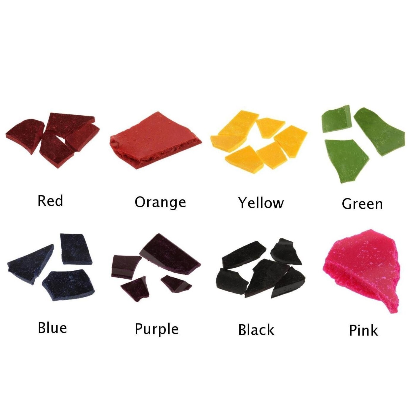 10g/ taske stearinfarve chips stearinlysfarve til paraffin soja voks håndværk multi farve
