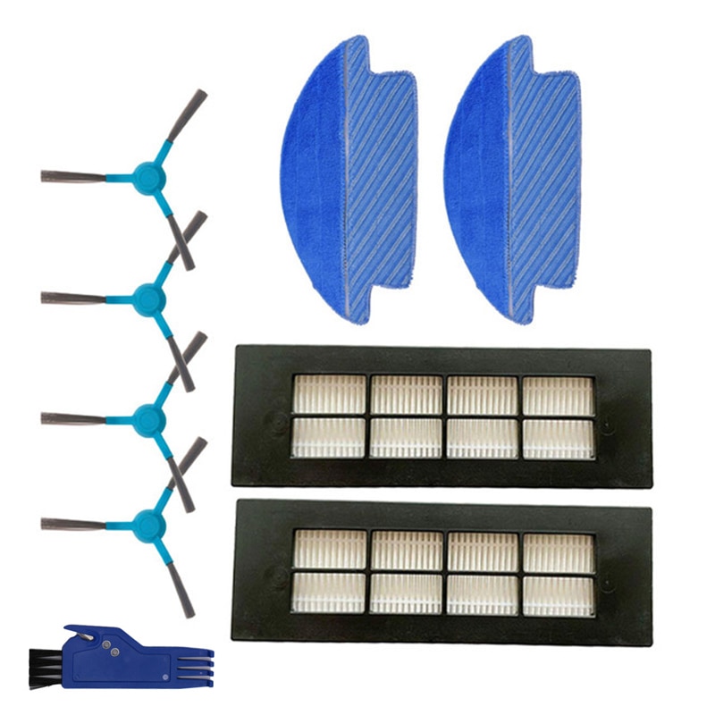 Kit de paño de mopa para Cecotec Conga 3090, rodillo Cepillo Lateral, aspirador, piezas de electrodomésticos, repuesto