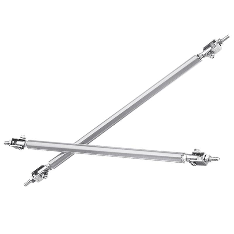 Bar Bumper Rod Silver Pull Exterior Car Vehicle Parts Accessories Adjustable Suppor