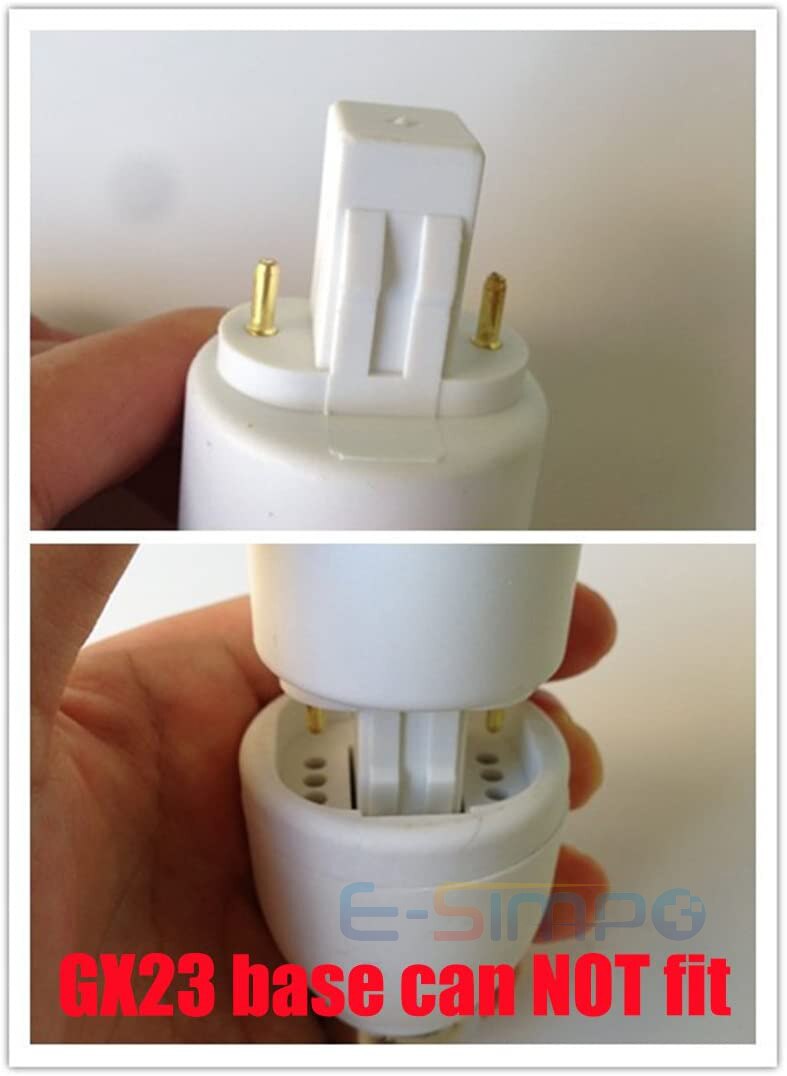 1Pc E27/E26 Om G23 G24 Lampvoet Licht Socket Lamp Holder Converter Adapter, 2/4P G24 G23 Fit,GX23 Kan Niet Fit, Geen Ballast Binnen
