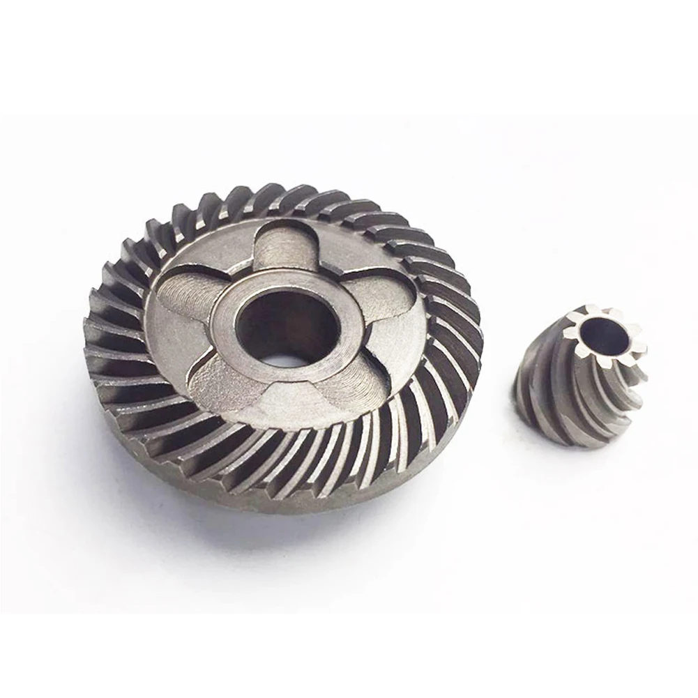 Spiral Bevel Gear Set Angle Grinder Gear Straight Teeth Helical Tooth For GWS6-100 Angle Grinder Power Tool Accessories: Gold