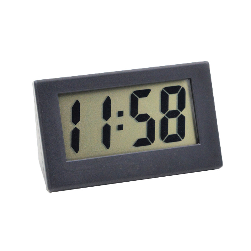 Mini triangle digital desktop student examination mute electronic clock lcd clock clock digital clock alarm clocks