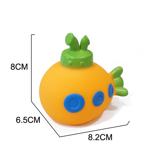 Cold Bath Toy Pool Baby Toy Child Water Colorful Fighter Submarine Train Car Boat Soft Rubber Toy Boy Girl Safety: 11