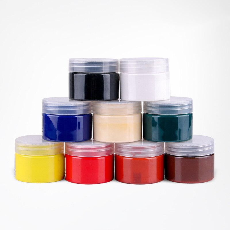 Leather Recolor Cream Repair Gel Scratch Remover for Leather Furniture Sofa Bag Shoes Care Cleaning 50ml TP