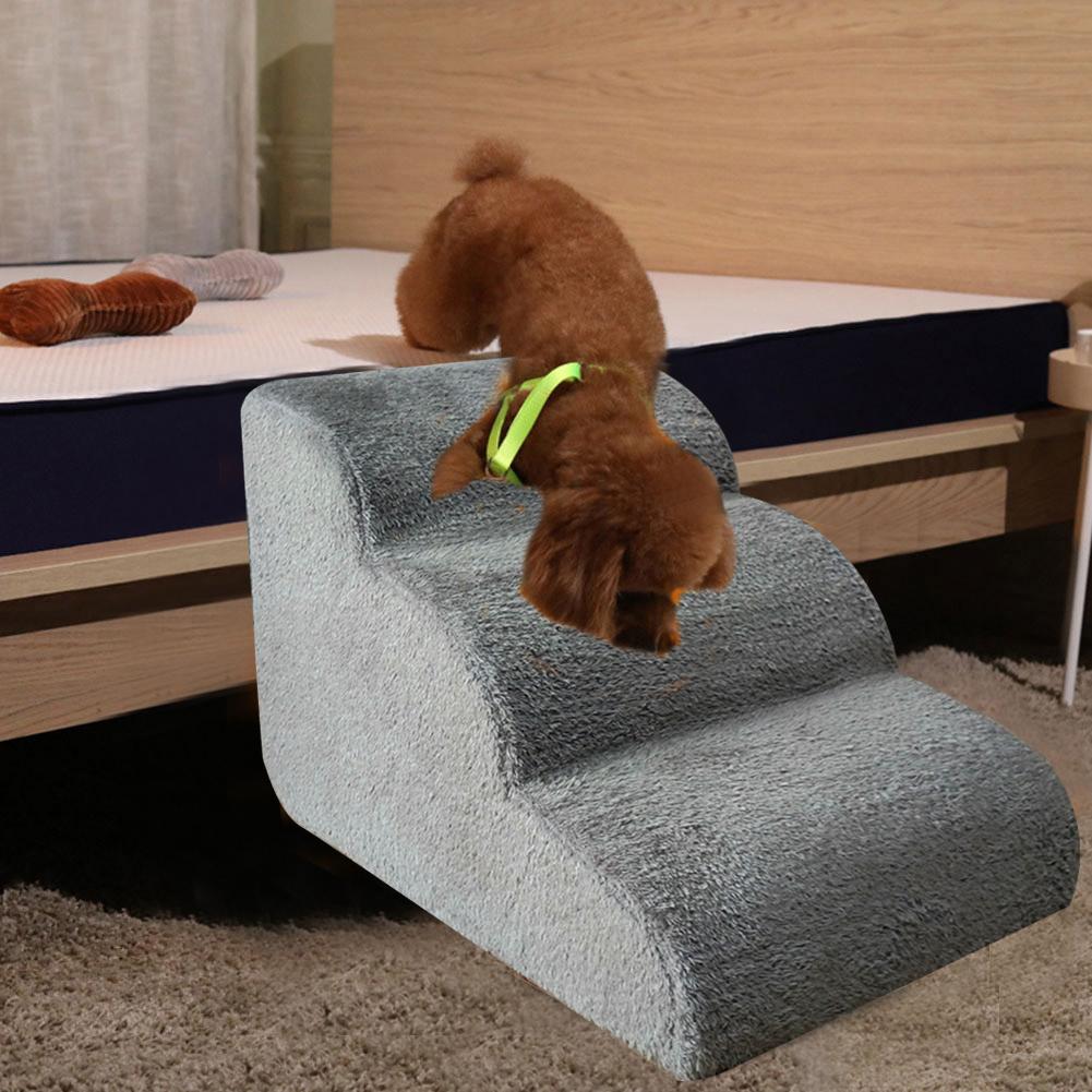 Hond Trappen Ladder 3 Stappen Kleine Hond Huis Voor Puppy Cat Pet Trappen Anti-Slip Honden Bed Trappen slaapbank Ladder Voor Honden Katten