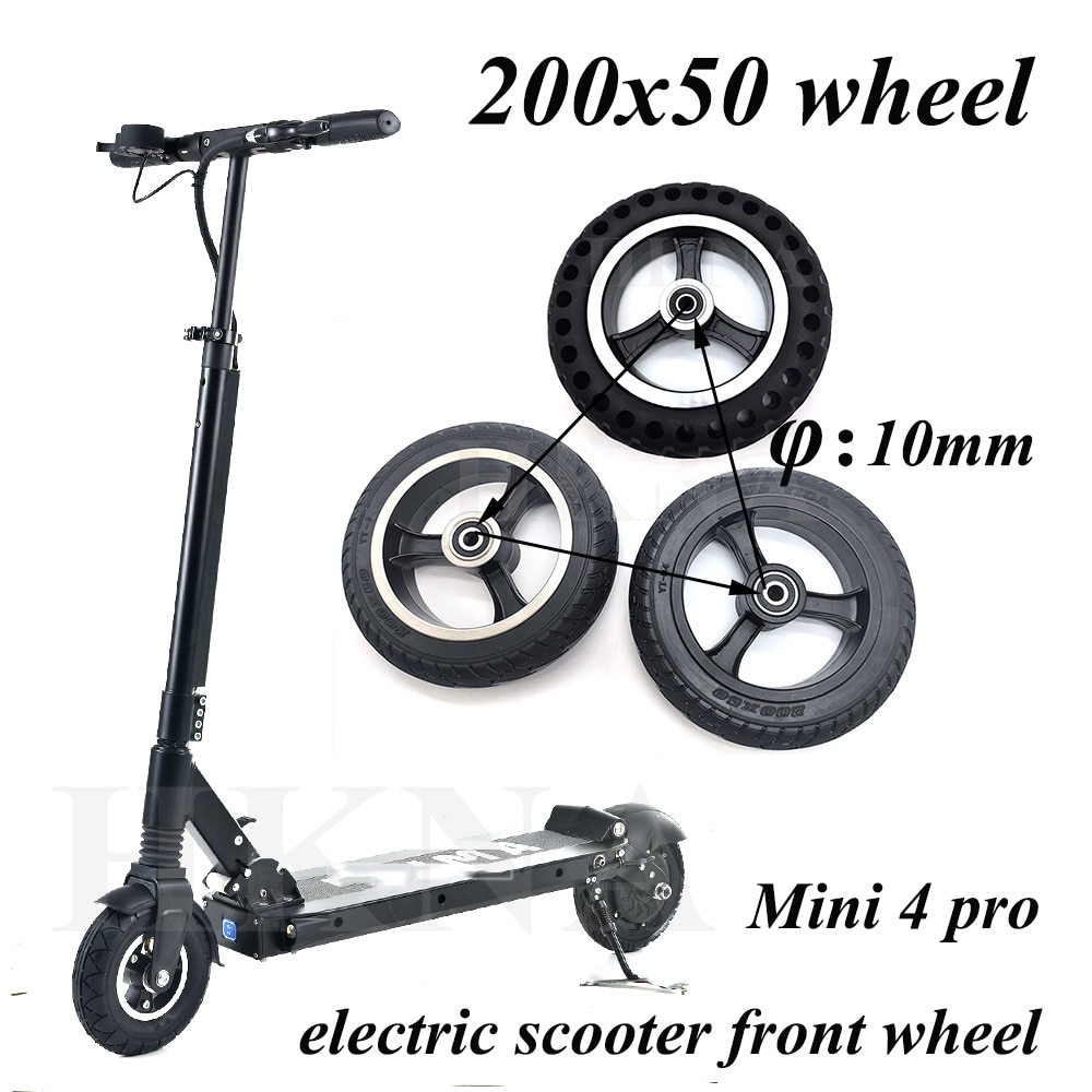 200 x 50 solid hjul dæk til elektrisk scooter ruima speedway mini 4 pro 8- tommer hjul udskiftning tilbehør
