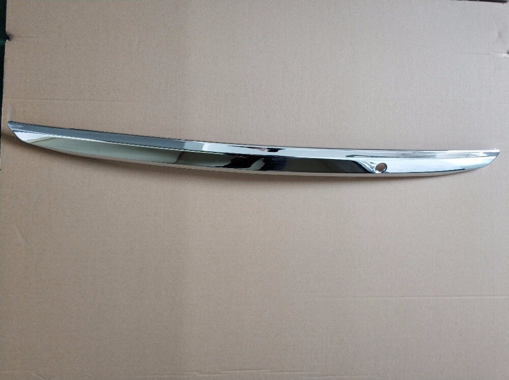 Fit For COROLLA E140 Chrome Rear Trunk Cover Trim Tail Gate Cargo Door Handle Garnish Molding Styling