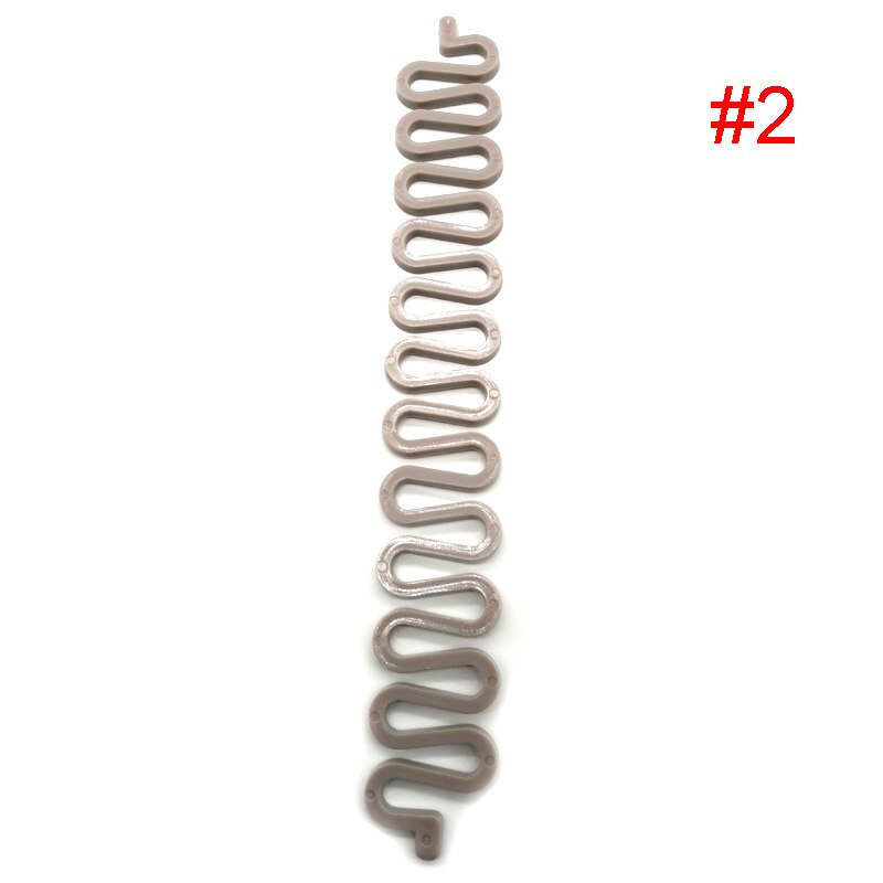 1Pc Charmant Franse Stijl Vrouwen Meisjes Diy Haar Vlechten Tool Roller Haak Met Magic Twist Styling Bun Maker Vlecht gereedschap: 1pc color2
