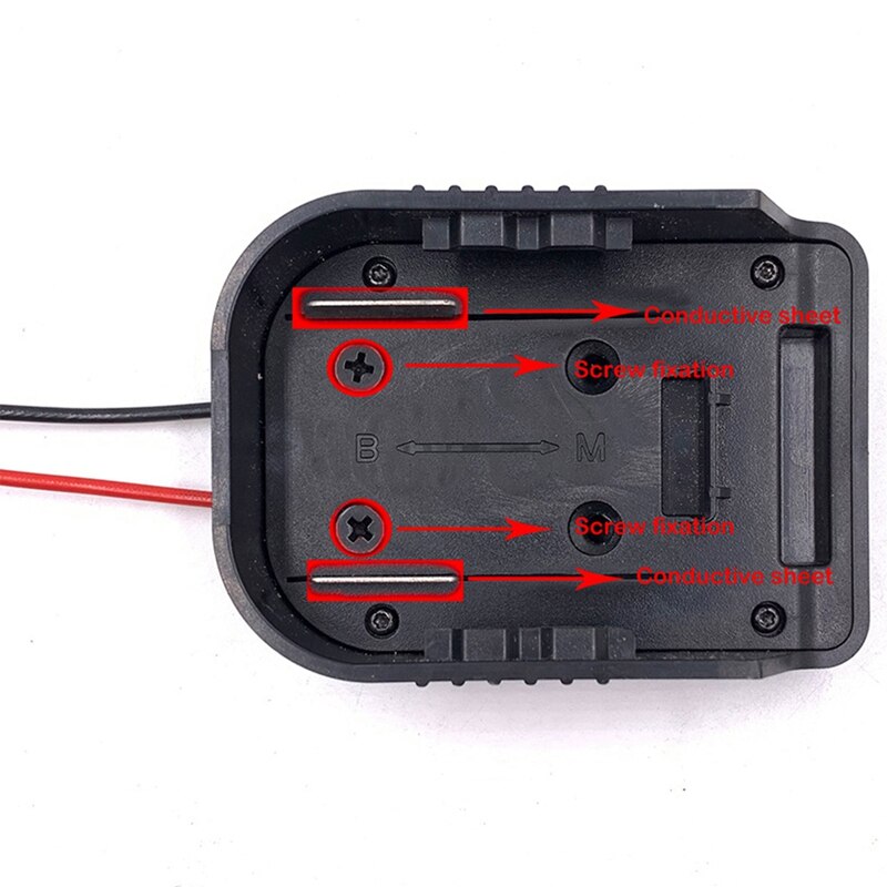Nowy Adapter do złącza MAKITA i 18V do montażu akumulatora Adapter złącza dokującego z adapterem 12 Awg