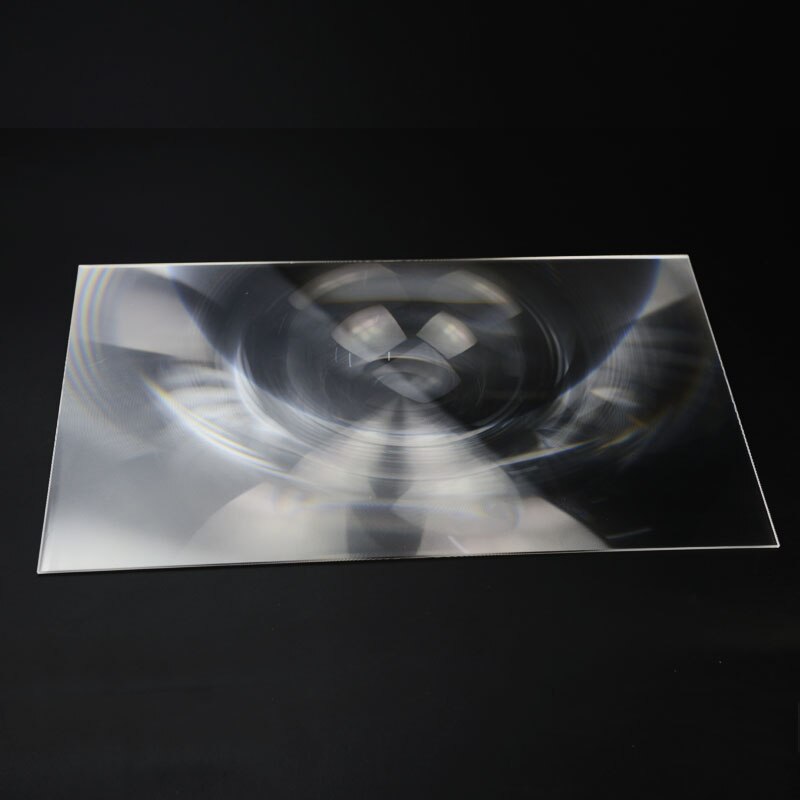 Stor 400 x 300mm optisk pmma plast sol fresnel lins brännvidd projektor plan förstoringsglas, sol cncentrator lins 1pc