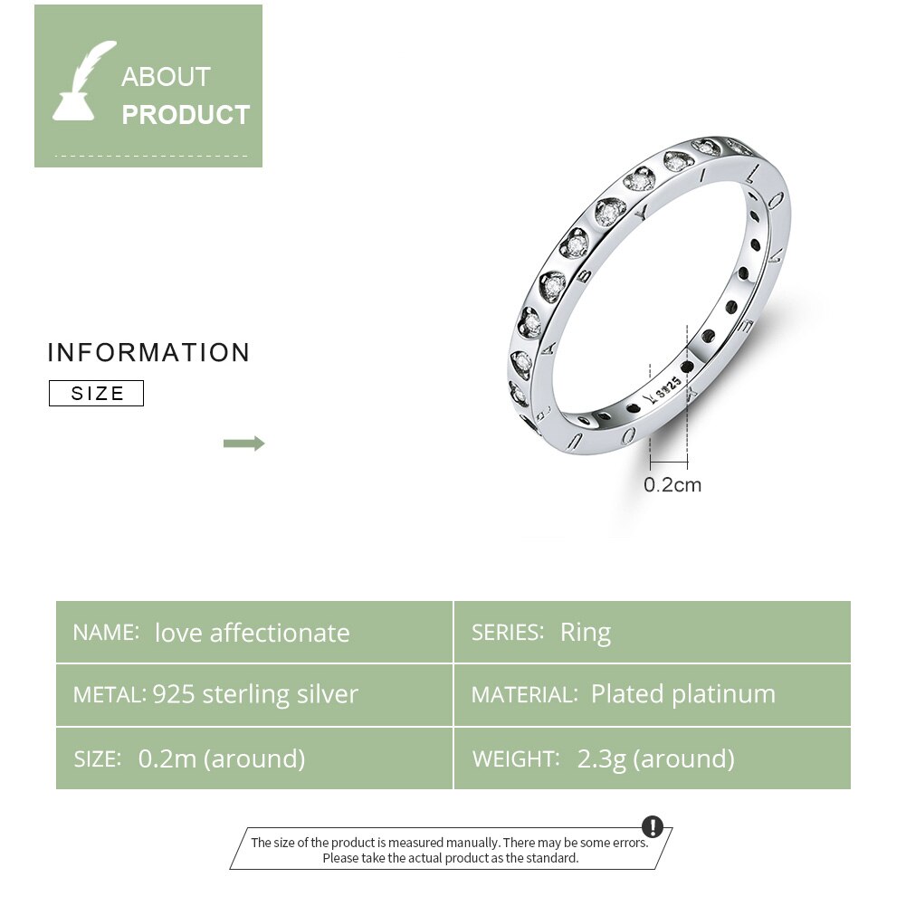 WOSTU Echt 925 Sterling Silber Modische Ringe Helle Zirkon Herz Hochzeit Ring Finger Für Frauen Original Schmuck CQR633